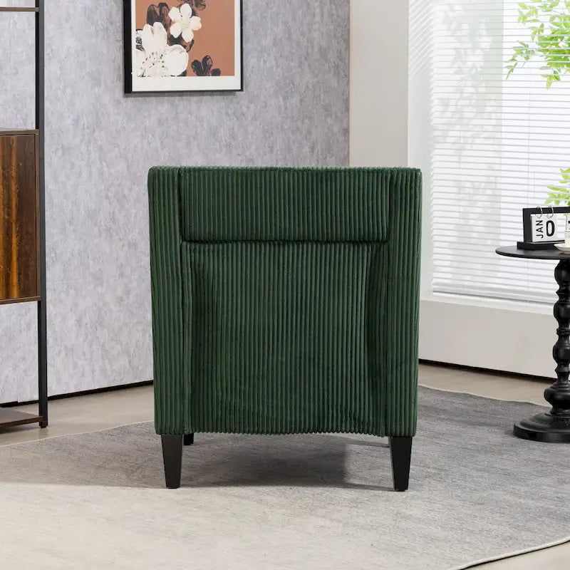 Emerald 26.77 Upholstered Arm Chair with Scooped Arms