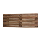 Banc extensible East at Main en bois de manguier massif naturel