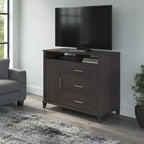 Meuble télé haut Somerset avec rangement par Bush Furniture