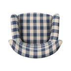 Fauteuil rembourré à dossier haut avec pieds en bois Modern Retro 30.25 pour le salon