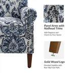 Fauteuil de salon Giampiero avec garniture cloutée (lot de 2) par HULALA HOME