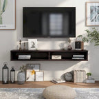 Meuble TV mural 2 étagères 152 cm Rydstorp Modern par Carson Carrington