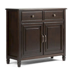 WYNDENHALL Hampshire Armoire de rangement traditionnelle en bois massif de 40 po de largeur pour entrée - 40 larg. x 15 prof. x 36 haut.