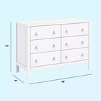 Commode à 6 tiroirs Scallop