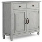 WYNDENHALL Hampshire Armoire de rangement traditionnelle en bois massif de 40 po de largeur pour entrée - 40 larg. x 15 prof. x 36 haut.