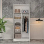 Armoire à 5 étagères avec 2 portes