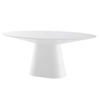 Fournir une table de salle à manger ovale 75