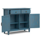 WYNDENHALL Hampshire Armoire de rangement traditionnelle en bois massif de 40 po de largeur pour entrée - 40 larg. x 15 prof. x 36 haut.
