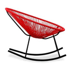 Fauteuil à bascule en corde vinyle
