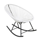 Fauteuil à bascule en corde vinyle
