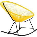 Fauteuil à bascule en corde vinyle