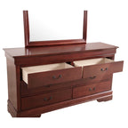 Commode classique Louis-Philippe à 6 tiroirs | 10 coloris