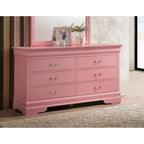 Commode classique Louis-Philippe à 6 tiroirs | 10 coloris
