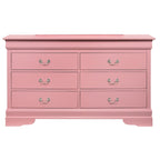 Commode classique Louis-Philippe à 6 tiroirs | 10 coloris