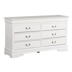 Commode classique Louis-Philippe à 6 tiroirs | 10 coloris