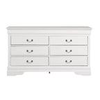 Commode classique Louis-Philippe à 6 tiroirs | 10 coloris