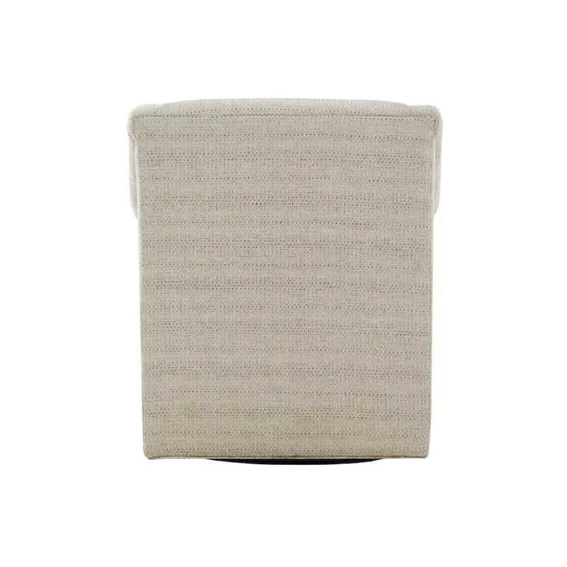 Tan 360° Swivel Glider Chair