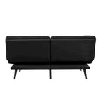 Canapé-lit convertible avec dossier inclinable et ressorts ensachés | Microfibre | Lit simple