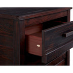 Table de chevet 3 tiroirs en pin massif