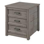 Table de chevet 3 tiroirs en pin massif