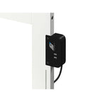 Lit plateforme grand format avec tête et pied de lit, 2 tiroirs de rangement et station de recharge