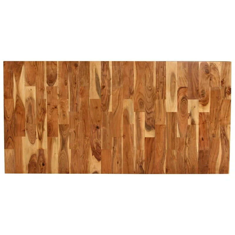 vidaXL Dining Table Solid Acacia and Mango Wood 70.9x35.4x29.9