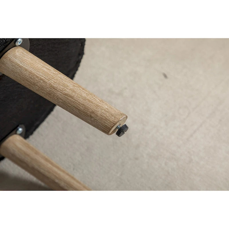 Boucle Fabric Storage Bench Bedroom Bench With Wood Legs For Living Room Bedroom Indoor,Black