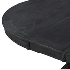 Table à manger ronde extensible avec allonge papillon
