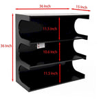 Étagère à 4 niveaux et table basse 2-en-1