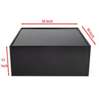 Étagère à 4 niveaux et table basse 2-en-1