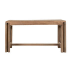 Banc extensible East at Main en bois de manguier massif naturel