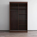 Armoire-penderie à 2 portes miroir avec finition brillante | 120 ou 150 cm de largeur