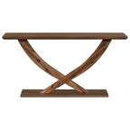 Console moderne 57 po avec piètement en croix – Entrée et salon