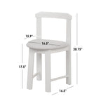 Ensemble de salle à manger rond compact 5 pièces Harrisburg Tobey