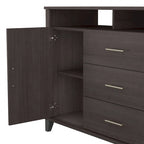 Meuble télé haut Somerset avec rangement par Bush Furniture