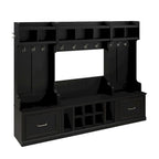 Ensemble de rangement complet Woodland avec porte-manteau par Bush Furniture