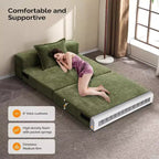 VINGLI Canapé-lit futon Canapé convertible Fauteuil-lit Canapé de sol Lit simple Petit canapé Matelas pliant Canapés
