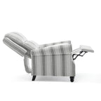 Fauteuil inclinable à dossier rembourré avec clous décoratifs (lot de 2)