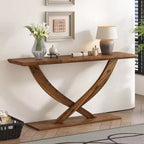 Console moderne 57 po avec piètement en croix – Entrée et salon