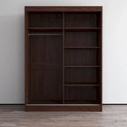 Armoire-penderie à 2 portes miroir avec finition brillante | 120 ou 150 cm de largeur